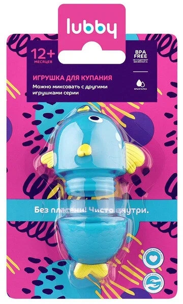 ЛАББИ ИГРУШКА ДЛЯ КУПАНИЯ РЫБКА 12МЕС+ 24076