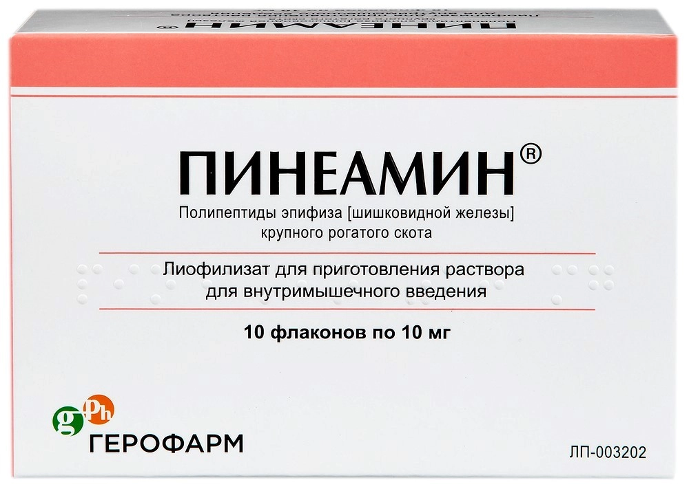 ПИНЕАМИН ЛИОФ Д/Р-РА В/М 10МГ/МЛ ФЛ №10