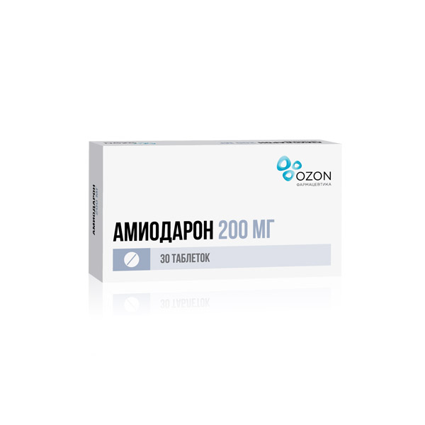 АМИОДАРОН ТАБ 200МГ №30/ОЗОН/