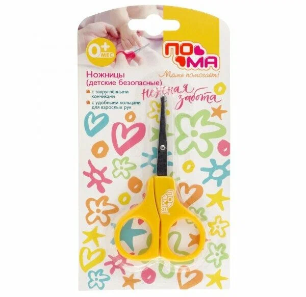 ПОМА НОЖНИЦЫ ДЕТ.БЕЗОПАСНЫЕ 0МЕС+ 318