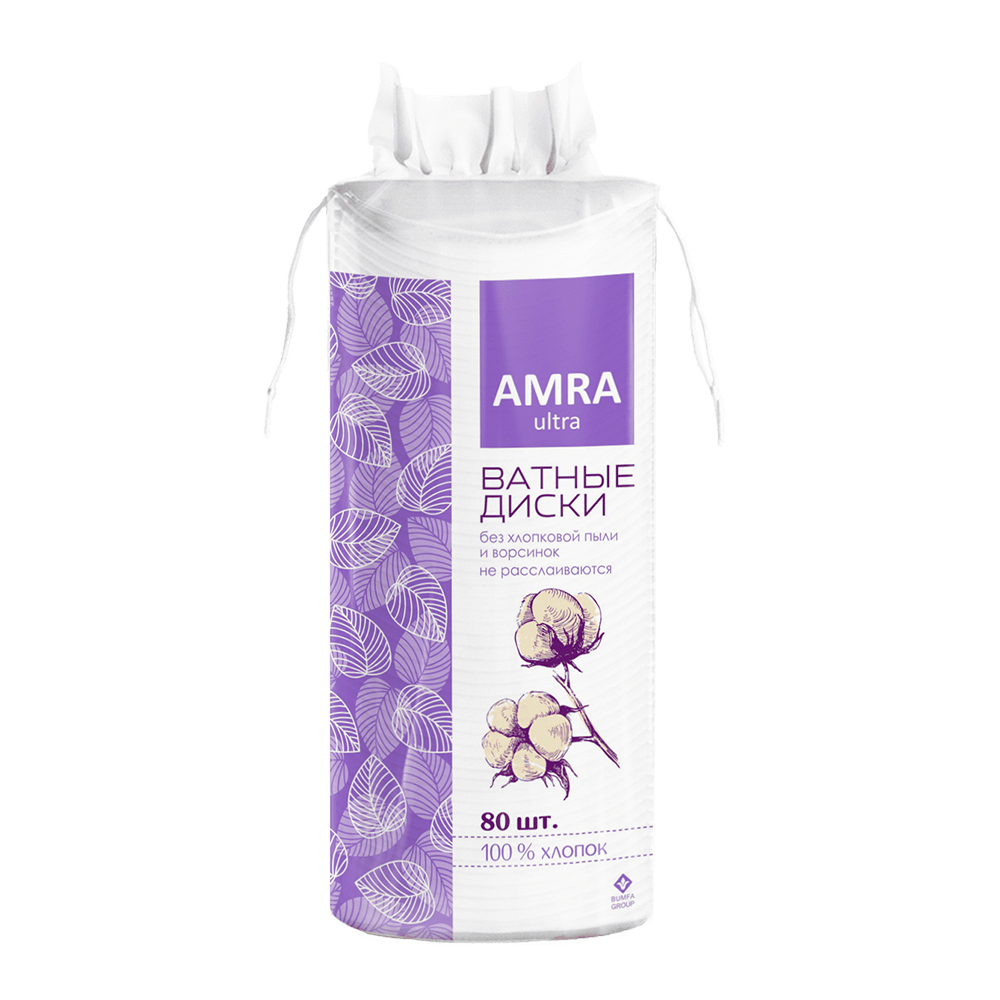 АМРА ДИСКИ ВАТНЫЕ УЛЬТРА №80