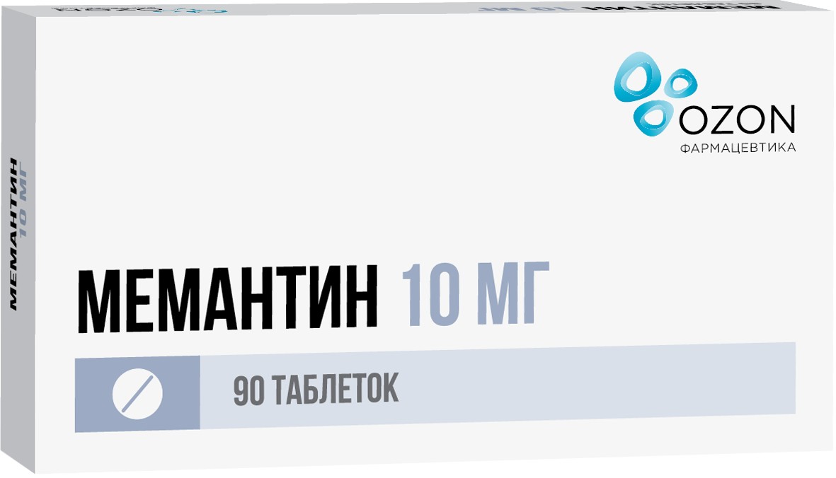 МЕМАНТИН ТАБ П/О 10МГ №90/ОЗОН/