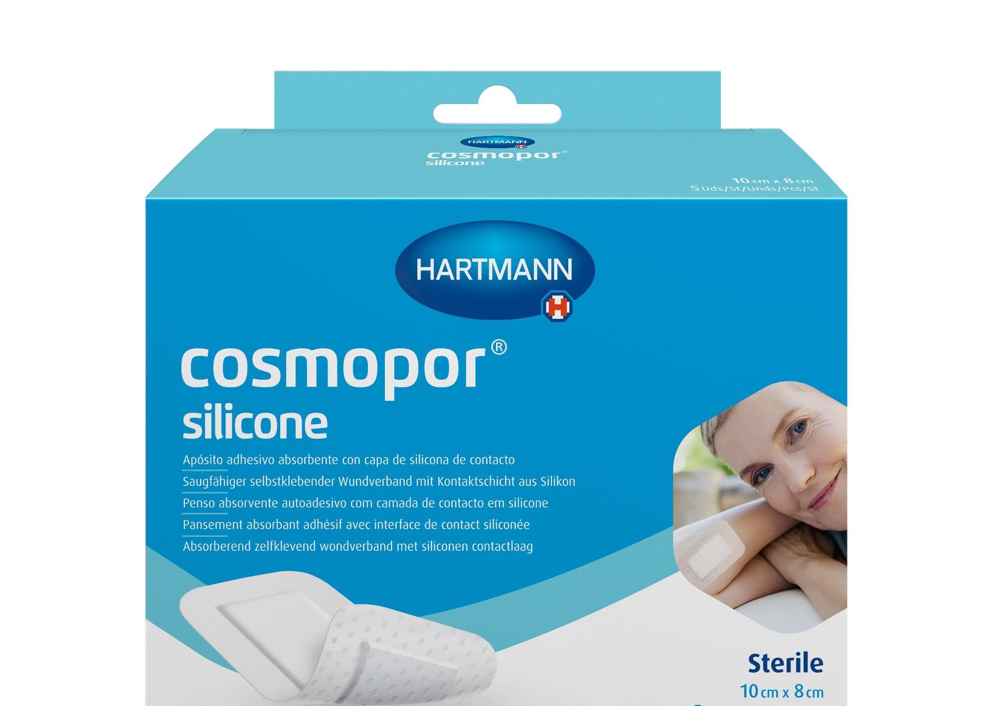 ХАРТМАНН ПОВЯЗКА НА РАНУ КОСМОПОР СИЛИКОН 10Х8СМ №10 Д