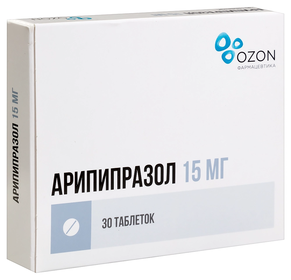 АРИПИПРАЗОЛ ТАБ 15МГ №30/ОЗОН/