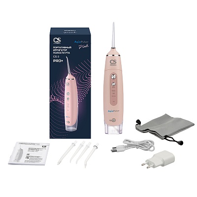 СИ ЭС МЕДИКА ИРРИГАТОР ПОРТАТИВНЫЙ CS-3 PRO+PINK РОЗОВЫЙ