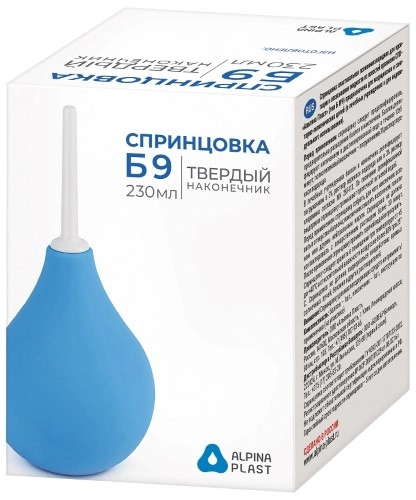 АЛЬПИНА СПРИНЦОВКА ПВХ С ТВЕРДЫМ НАКОНЕЧНИКОМ Б9 230МЛ