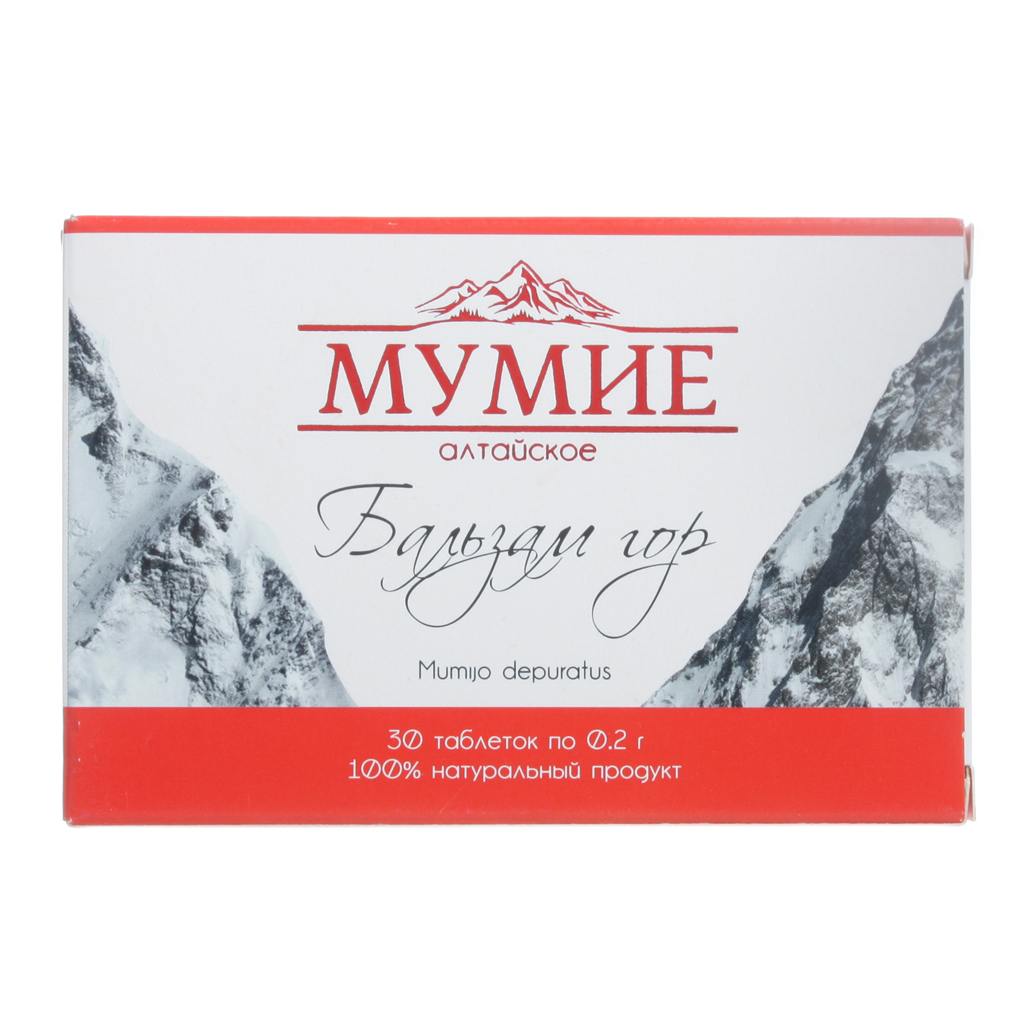 МУМИЕ АЛТАЙСКОЕ БАЛЬЗАМ ГОР ТАБ 200МГ №30/ФАРМПРОДУКТ/