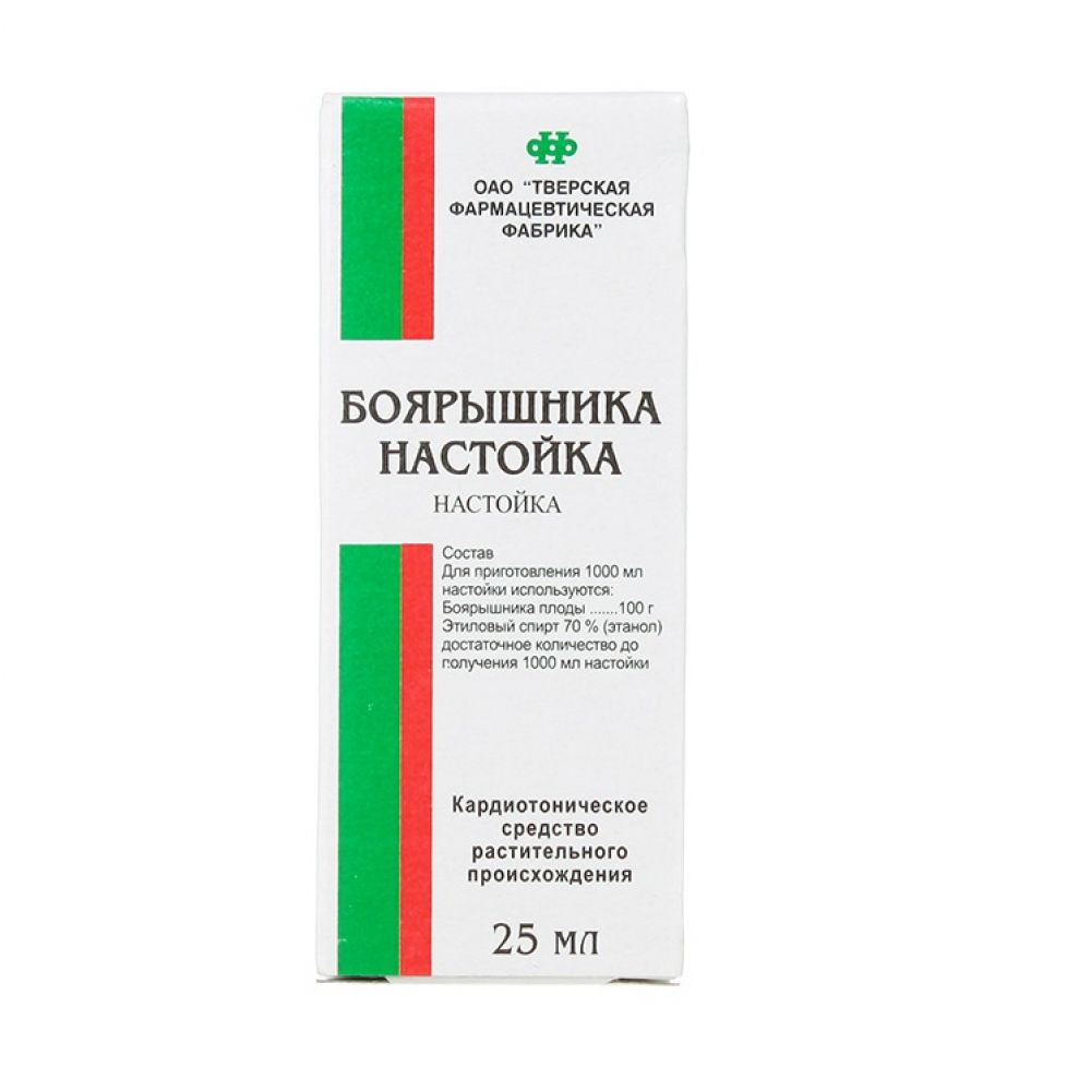 БОЯРЫШНИКА НАСТОЙКА ФЛ 25МЛ /ТВЕРСКАЯ ФФ/