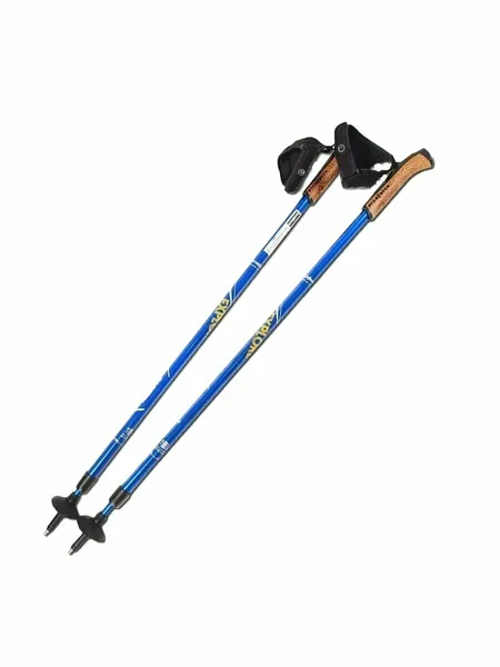 ПАЛКИ Д/СКАНДИНАВСКОЙ ХОДЬБЫ СИНИЙ/КРАСНЫЙ Е0673 110-140СМ