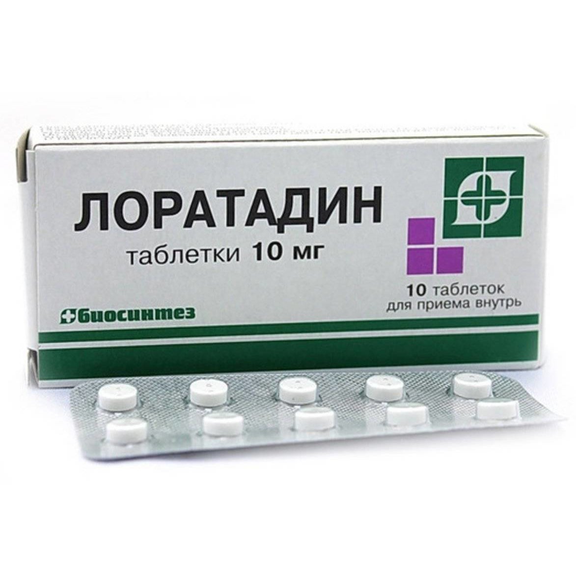 ЛОРАТАДИН ТАБ 10МГ №10/БИОСИНТЕЗ/