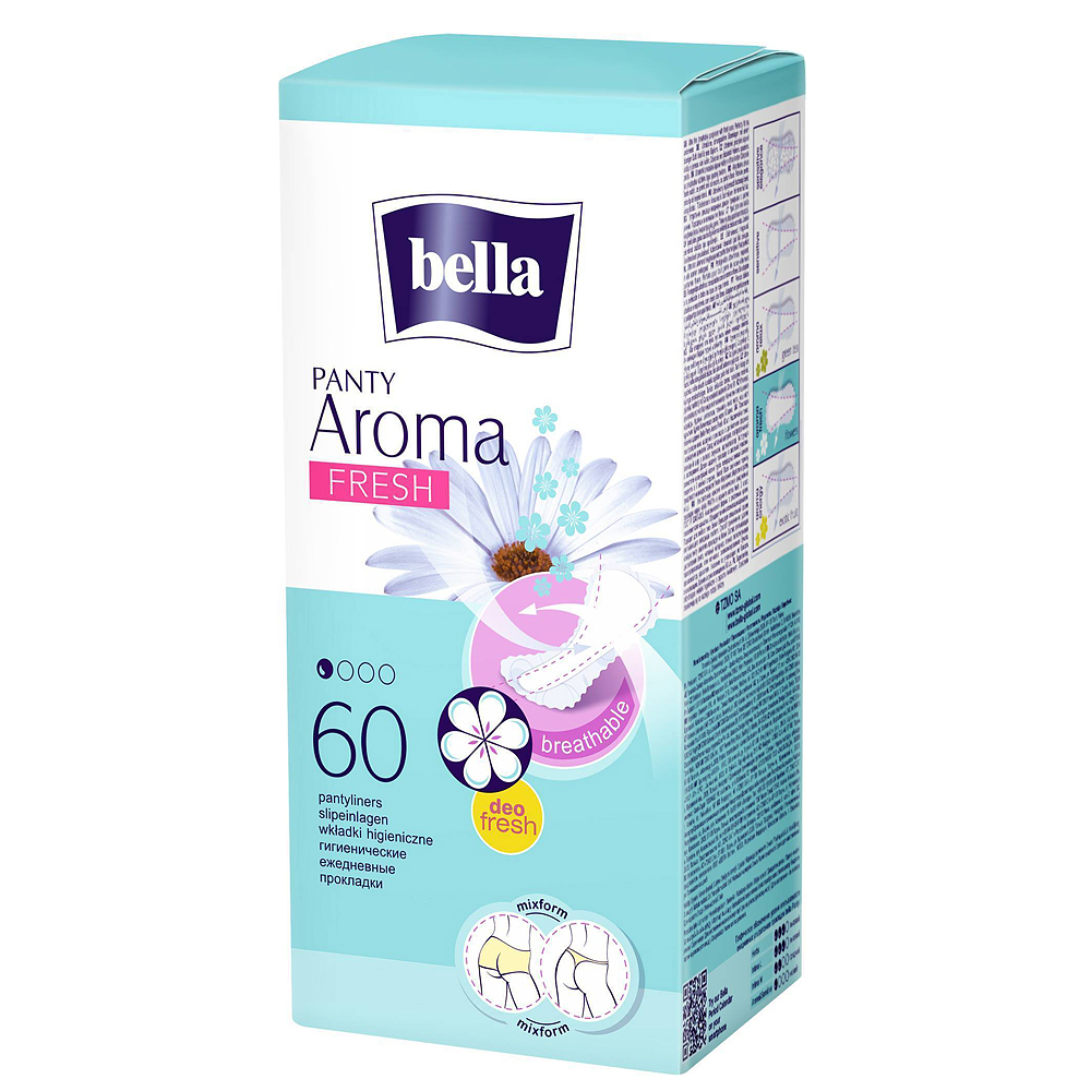 БЕЛЛА ПРОКЛАДКИ ЕЖЕДН ПАНТИ АРОМА ФРЕШ №50+10