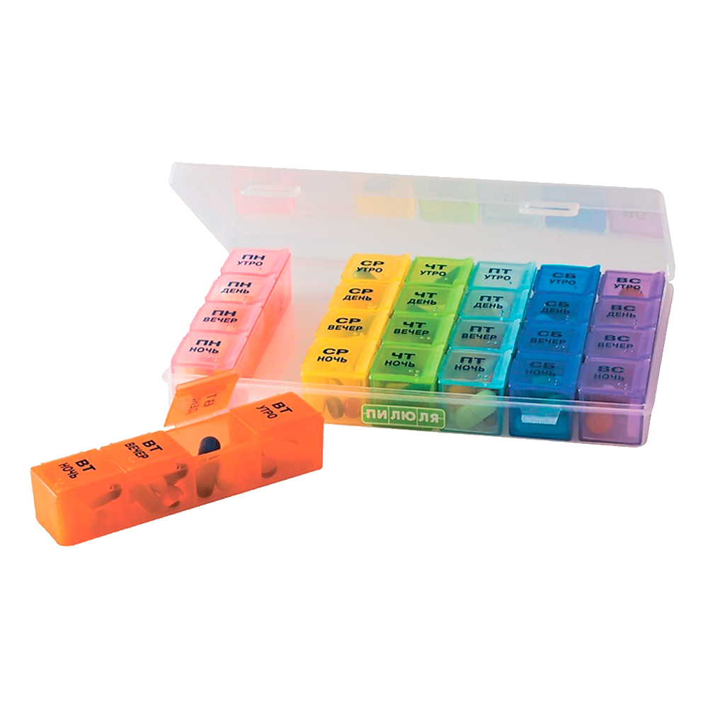 ТАБЛЕТНИЦА ПИЛЮЛЯ НА 7 ДНЕЙ ДОРОЖНАЯ/БОЛЕАР/