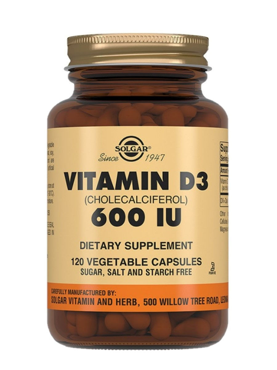 СОЛГАР ВИТАМИН D3 КАПС 600МЕ №120
