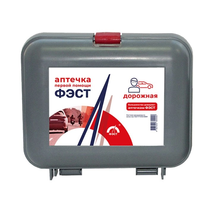 АПТЕЧКА ПЕРВОЙ ПОМОЩИ ДОРОЖНАЯ ПЕРЕЧЕНЬ №1 ФУТЛЯР 5/ФЭСТ/