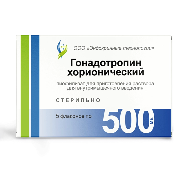 ГОНАДОТРОПИН ХОРИОНИЧЕСКИЙ ЛИОФ Д/Р-РА В/М 500МЕ ФЛ №5/ФЕРМЕНТ/