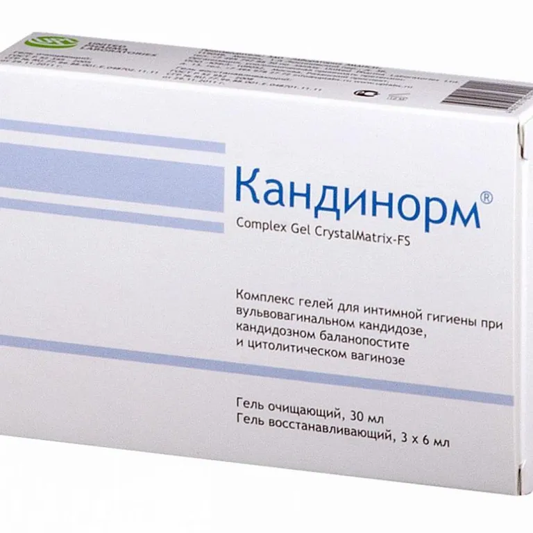 КАНДИНОРМ КОМПЛЕКС ГЕЛЬ ОЧИЩ 30МЛ+ГЕЛЬ ИНТИМН 3Х6МЛ