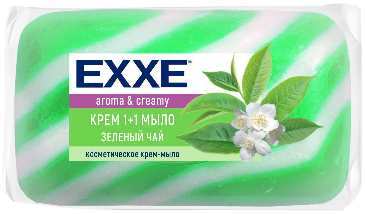 EXXE КРЕМ-МЫЛО ЗЕЛЕНЫЙ ЧАЙ ЗЕЛЕНОЕ 90Г 975149