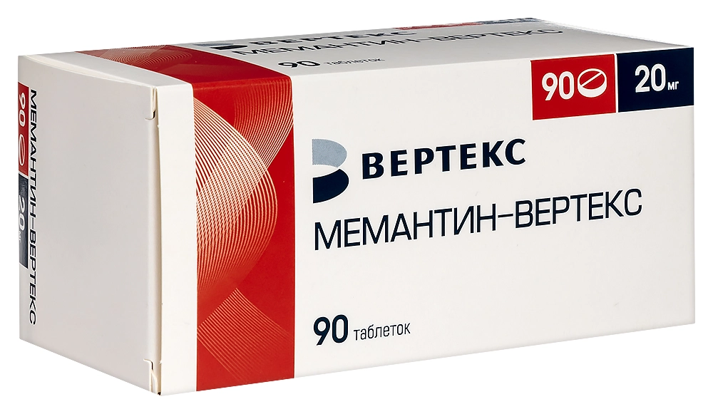 МЕМАНТИН ТАБ П/О 20МГ №90/ВЕРТЕКС/