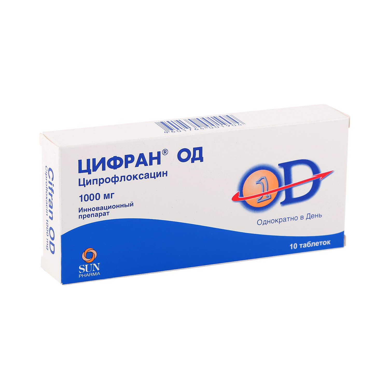 ЦИФРАН ОД ТАБ ПРОЛОНГ П/О 1000МГ №10