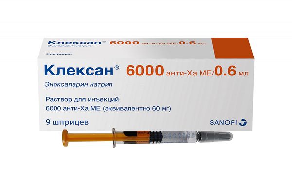 КЛЕКСАН Р-Р Д/ИН 6000 АНТИ-ХА МЕ 60МГ/0,6МЛ ШПРИЦ №9 Д