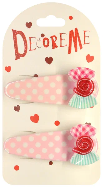 ЗАКОЛКА ДЛЯ ВОЛОС 5,5 СМ, 2 ШТ, 5 ЦВЕТОВ 2-719/87