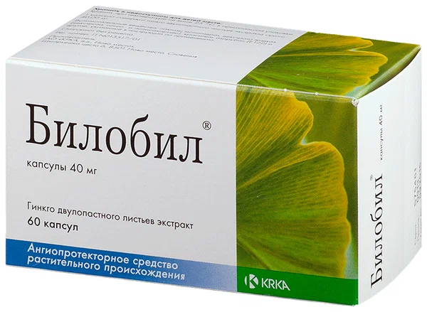 БИЛОБИЛ КАПС 40МГ №60
