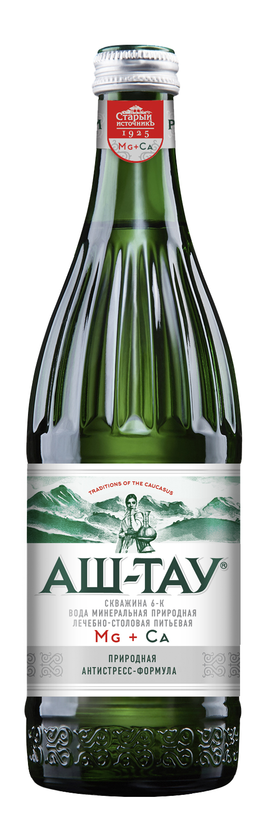 ВОДА АШТАУ МИНЕР ЛЕЧЕБНО-СТОЛОВАЯ СТЕКЛО ГАЗ 0,5Л