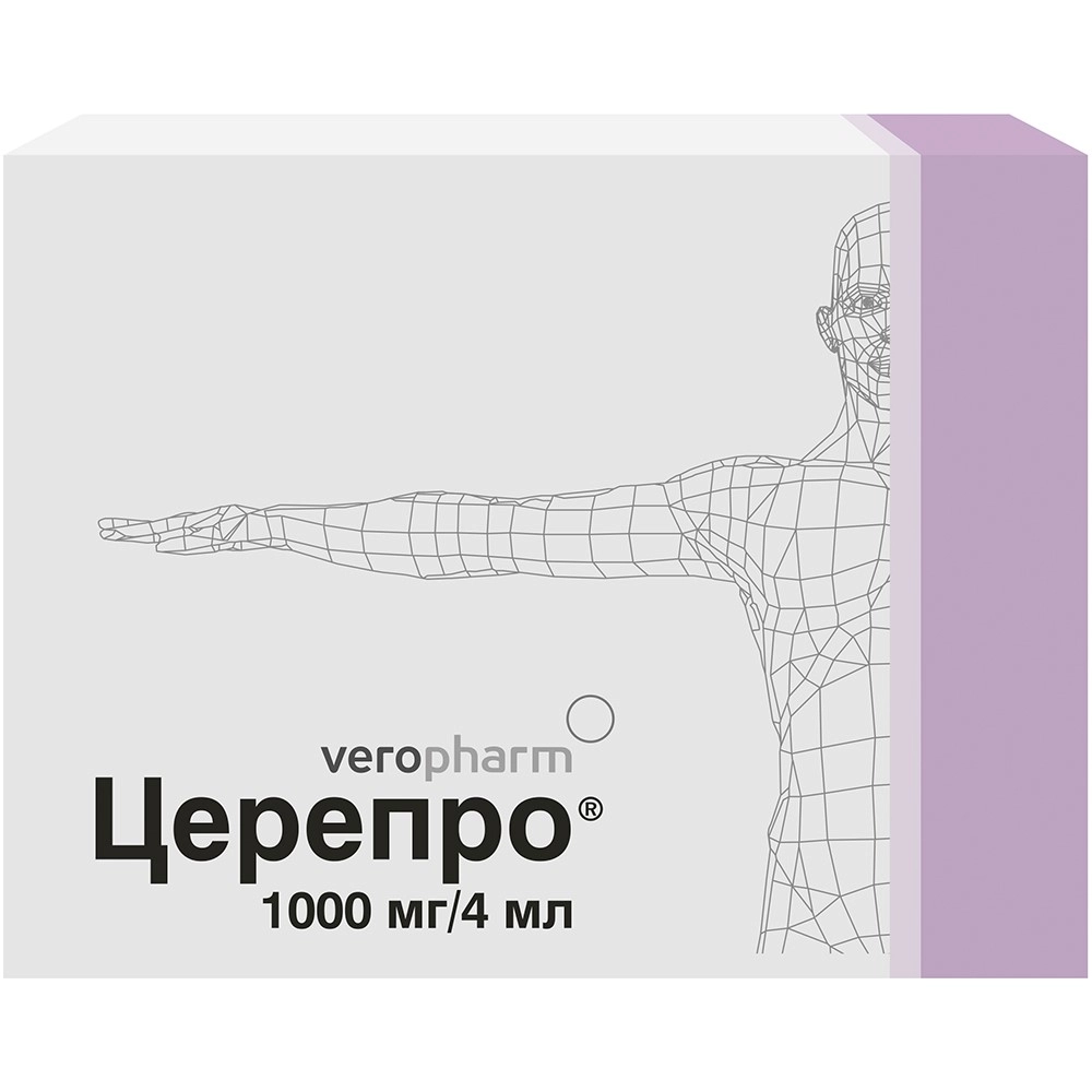 ЦЕРЕПРО Р-Р В/В И В/М 250МГ/МЛ 4МЛ №5