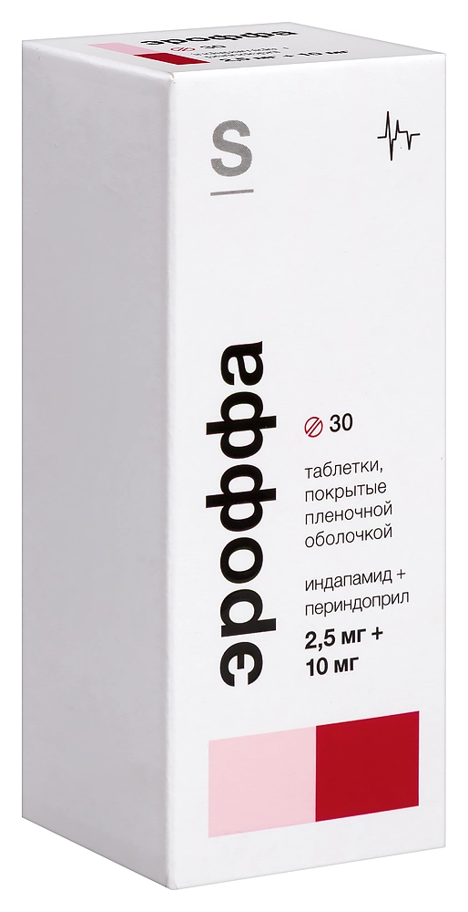 ЭРОФФА ТАБ П/О 2,5МГ+10МГ №30/ГРОТЕКС/