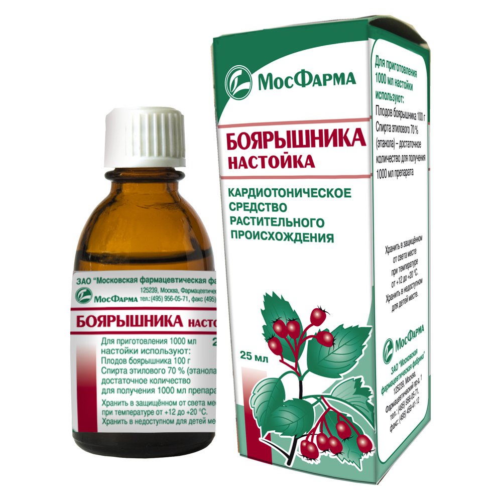 БОЯРЫШНИКА НАСТОЙКА ФЛ 25МЛ/МОСКОВСКАЯ/