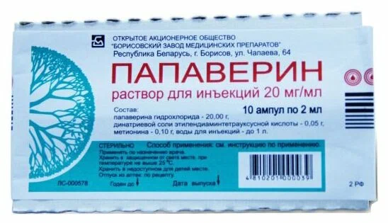 ПАПАВЕРИН Р-Р Д/ИН 20МГ/МЛ АМП 2МЛ №10/БОРИСОВСКИЙ/