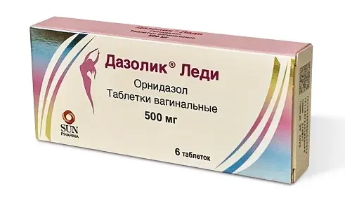 ДАЗОЛИК ЛЕДИ ТАБ ВАГ 500МГ №6