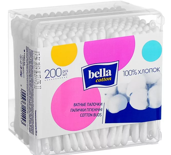 БЕЛЛА ВАТНЫЕ ПАЛОЧКИ № 200 ПЛ.БАН