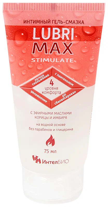 ГЕЛЬ-СМАЗКА ЛЮБРИМАКС СТИМУЛИРУЮЩ ИНТИМ 75МЛ