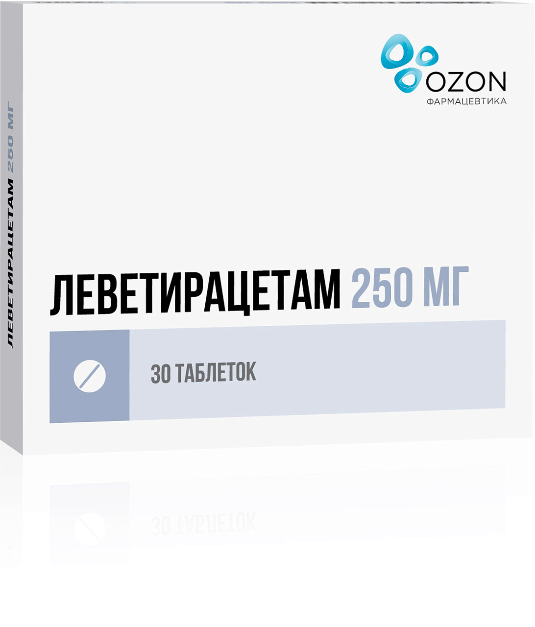 ЛЕВЕТИРАЦЕТАМ ТАБ П/О 250МГ №30/ОЗОН/
