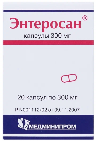 ЭНТЕРОСАН КАПС 300МГ №20