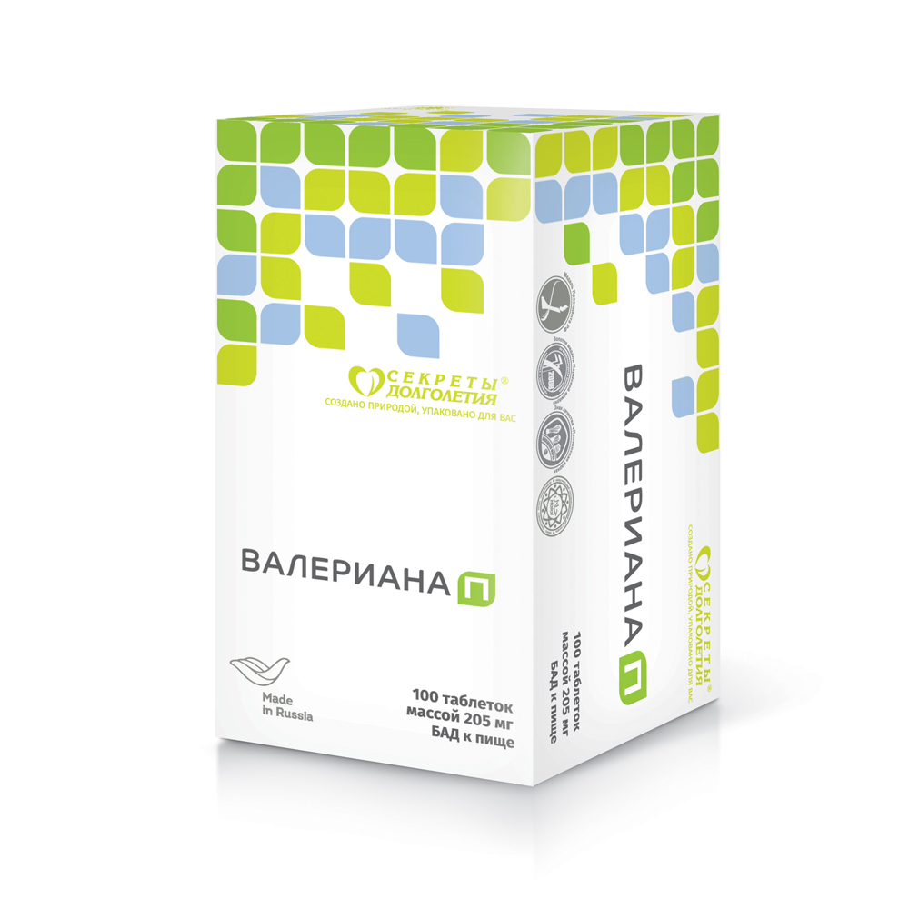 ВАЛЕРИАНА-П ТАБ П/О №100 /ПАРАФАРМ/