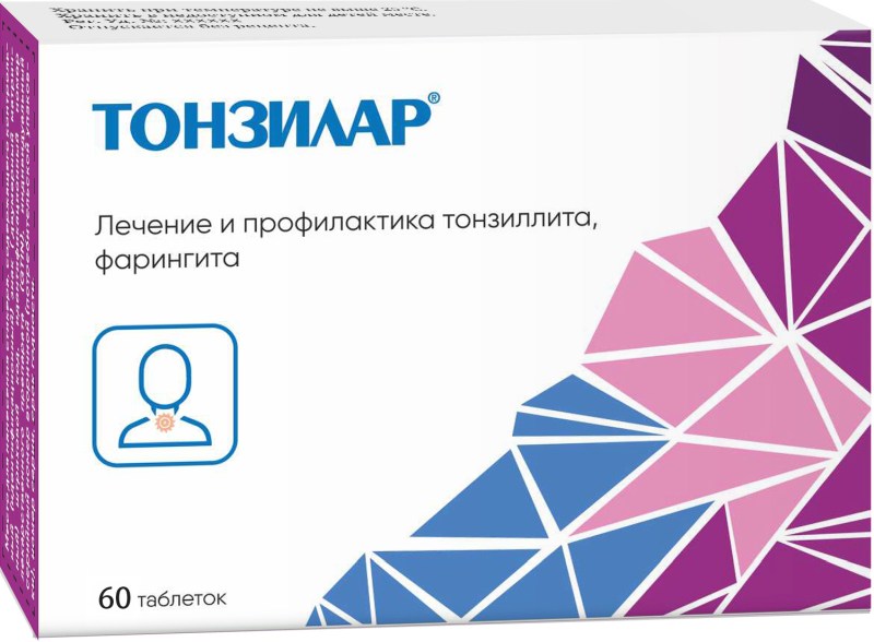 ТОНЗИЛАР ТАБ ПОДЪЯЗЫЧНЫЕ ГОМЕОПАТИЧЕСКИЕ N60