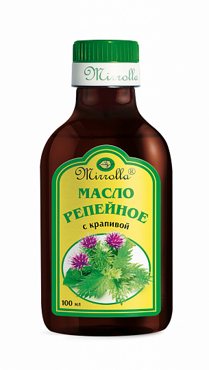 РЕПЕЙНОЕ МАСЛО С КРАПИВОЙ 100МЛ/МИРРОЛЛА/
