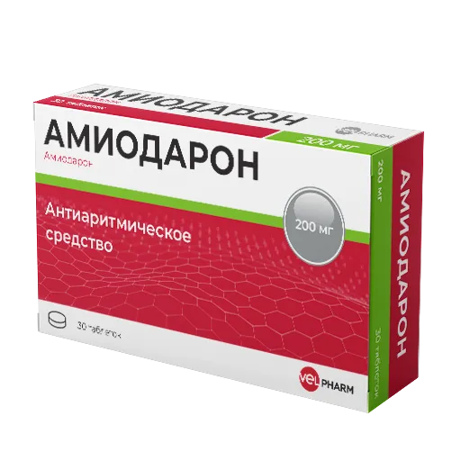 АМИОДАРОН ТАБ 200МГ №30/ВЕЛФАРМ/