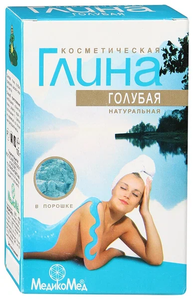 ГЛИНА КОСМЕТИЧ ГОЛУБАЯ 100Г/МЕДИКОМЕД/