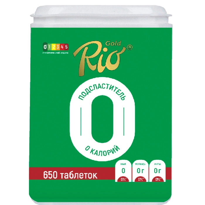ЗАМЕНИТЕЛЬ САХАРА РИО ГОЛД ТАБ №650