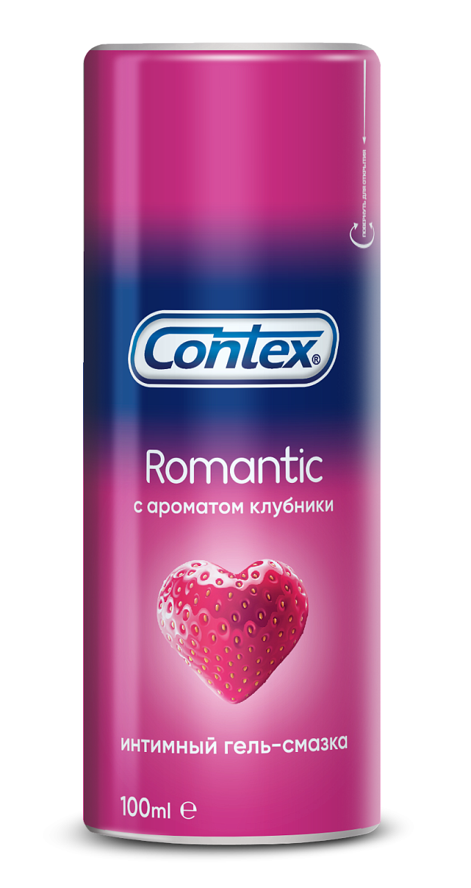 ГЕЛЬ-СМАЗКА КОНТЕКС РОМАНТИК АРОМАТИЗИРОВАННАЯ 100МЛ