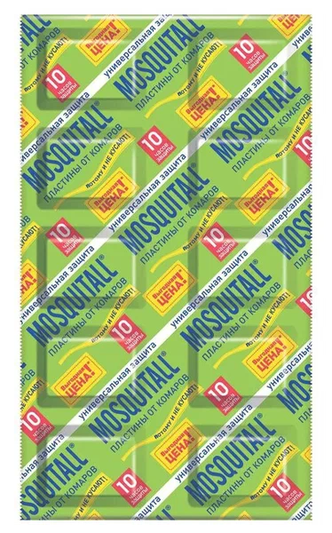 МОСКИТОЛ ПЛАСТИНЫ УНИВЕРС ЗАЩИТА ОТ КОМАРОВ №10