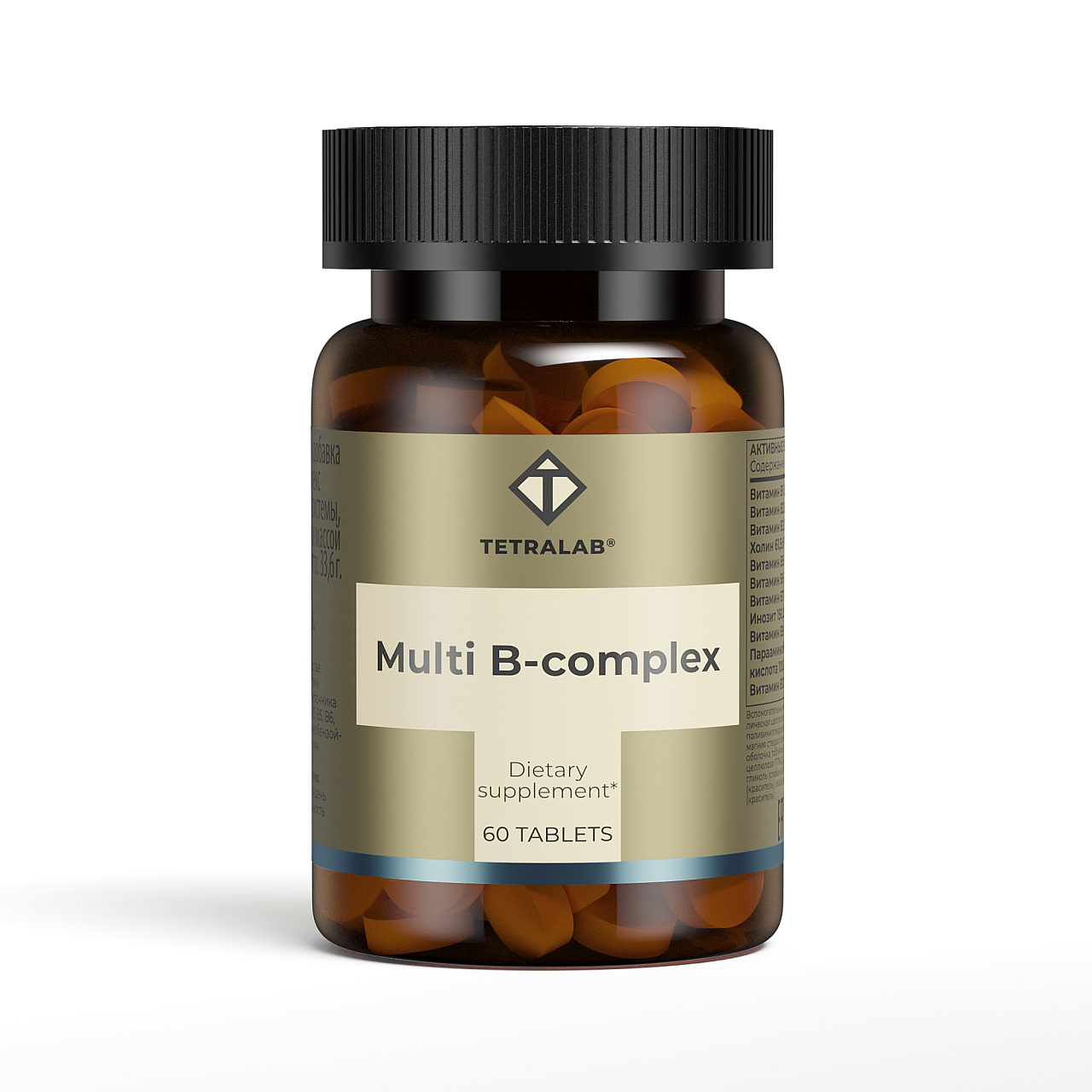 ТЕТРАЛАБ МУЛЬТИ В-КОМПЛЕКС ТАБ 560МГ №60
