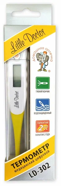 ЛИТТЛ ДОКТОР ТЕРМОМЕТР МЕД ЦИФРОВОЙ ВОДОНЕПР С ГИБК НАКОНЕЧНИКОМ LD-302