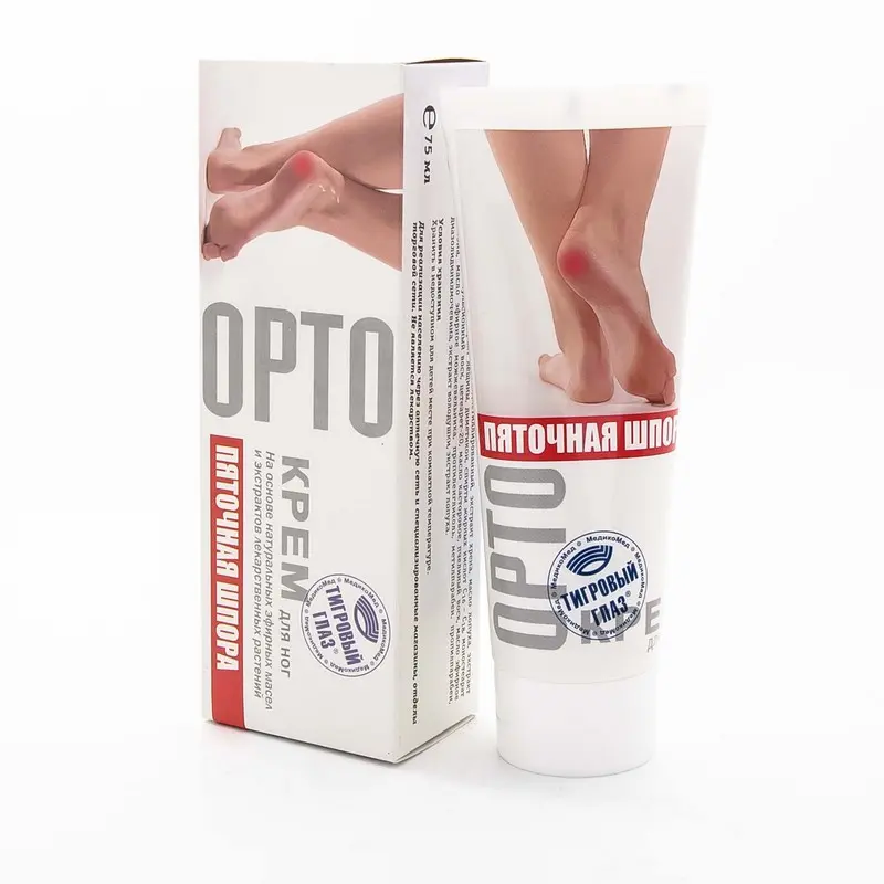 ТИГРОВЫЙ ГЛАЗ ОРТО КРЕМ Д/НОГ ПЯТОЧНАЯ ШПОРА 75МЛ