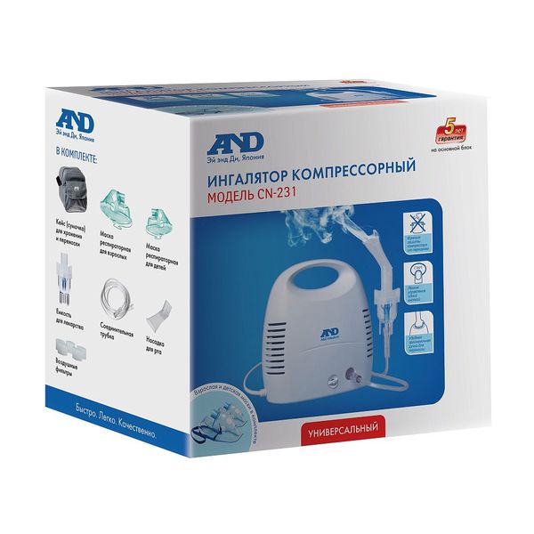 ЭЙ ЭНД ДИ ИНГАЛЯТОР КОМПРЕССОРНЫЙ CN-231