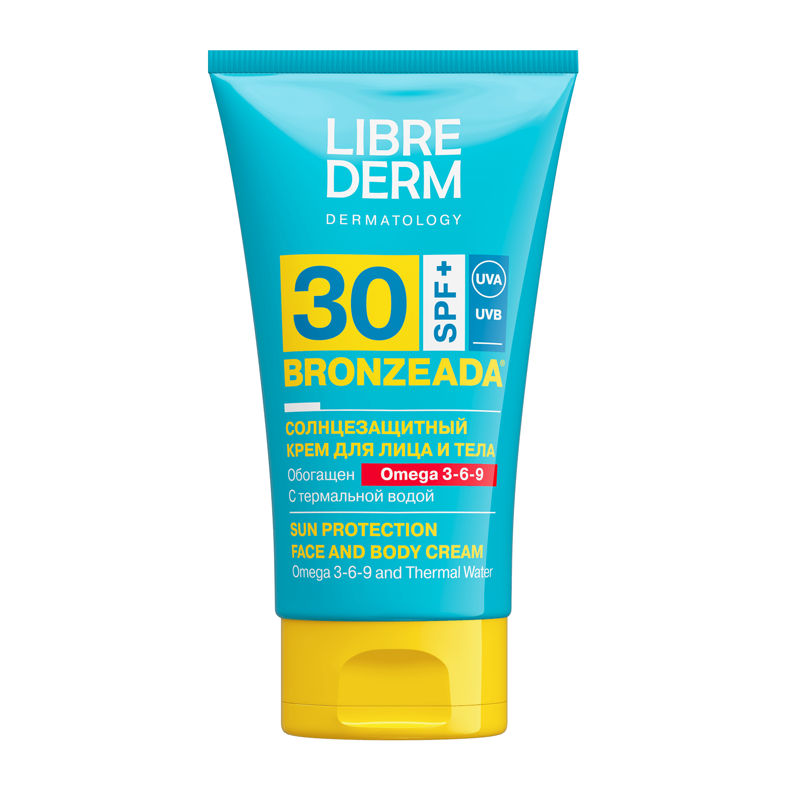 ЛИБРИДЕРМ БРОНЗИАДА С/З КРЕМ Д/ЛИЦА И ДЕКОЛЬТЕ SPF30 ОМЕГА 3-6-9 150МЛ