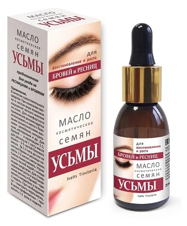 МАСЛО СЕМЯН УСЬМЫ ДЛЯ БРОВЕЙ И РЕСНИЦ 25МЛ
